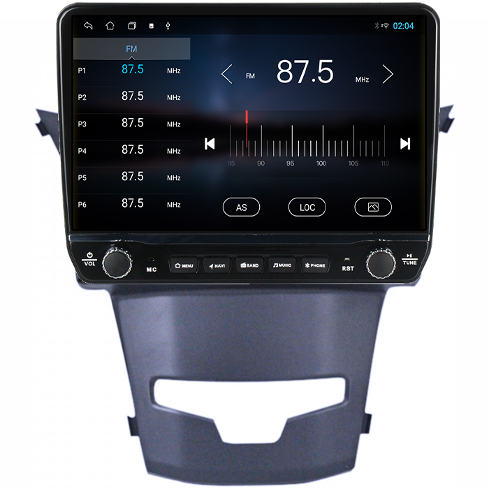 Navigatie dedicata SsangYong Actyon 2013-2017 Tesla cu butoane rotative model 2024, 4GB RAM 64GB ROM, Procesor Quadcore, Android 14, Display QLED 10", DSP, Carplay&Android Auto [3]