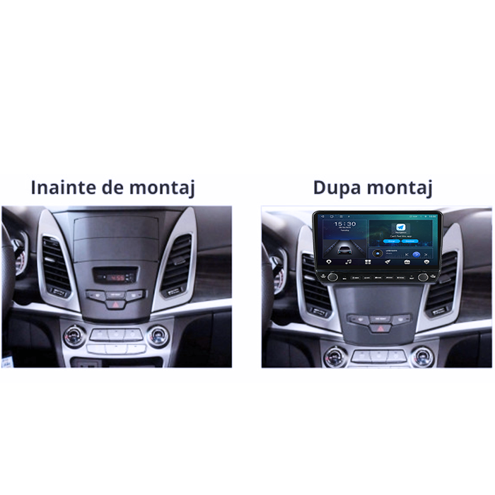 Navigatie dedicata SsangYong Actyon 2013-2017 Tesla cu butoane rotative model 2024, 4GB RAM 64GB ROM, Procesor Quadcore, Android 14, Display QLED 10", DSP, Carplay&Android Auto [7]