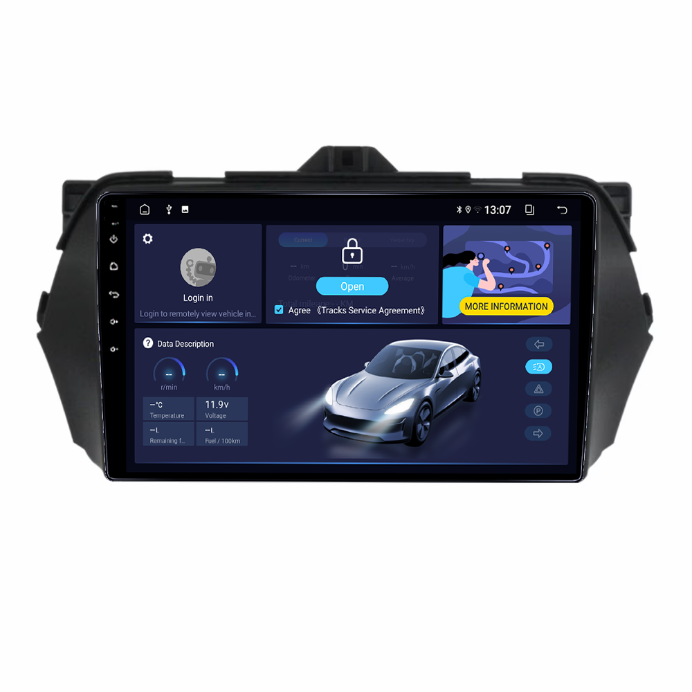 Navigatie dedicata Suzuki Ciaz 2014-2018, 12GB RAM 256GB ROM, Android 14, Rezolutie 2K, Display QLED, 10", DSP, Carplay, Android Auto, Internet, Youtube, Waze, Wi Fi, USB [2]