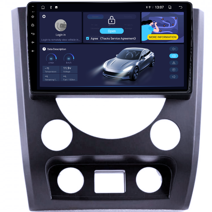 Navigatie dedicata SsangYong Rexton W 2014-2016, 4GB RAM 64GB ROM, Quadcore, Android 14, Display QLED  10", DSP, Carplay&Android Auto, Suport camere AHD [2]