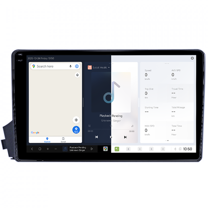 Navigatie dedicata Ssangyong Kyron 2005-2011, DUDU3, 4GB RAM 64GB ROM, Octacore, Platforma 8581, Android, Display QLED 9", DSP, Carplay&AndroidAuto [2]