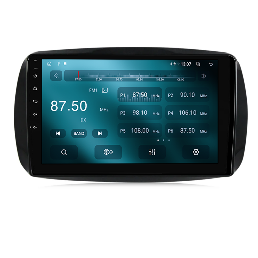 Navigatie dedicata Smart Fortwo după 2014, 4GB RAM 64GB ROM, Quad Core, Display 9" QLED 1K, Carplay, Android 14, Bluetooth, Magazin Play, Suport Camere AHD [3]