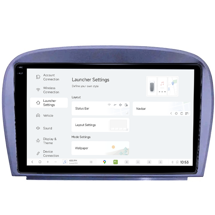 Navigatie dedicata Smart Fortwo 2016, DUDU3, 4GB RAM 64GB ROM, Octacore, Platforma 8581, Android, Display QLED 9", DSP, Carplay&AndroidAuto [5]