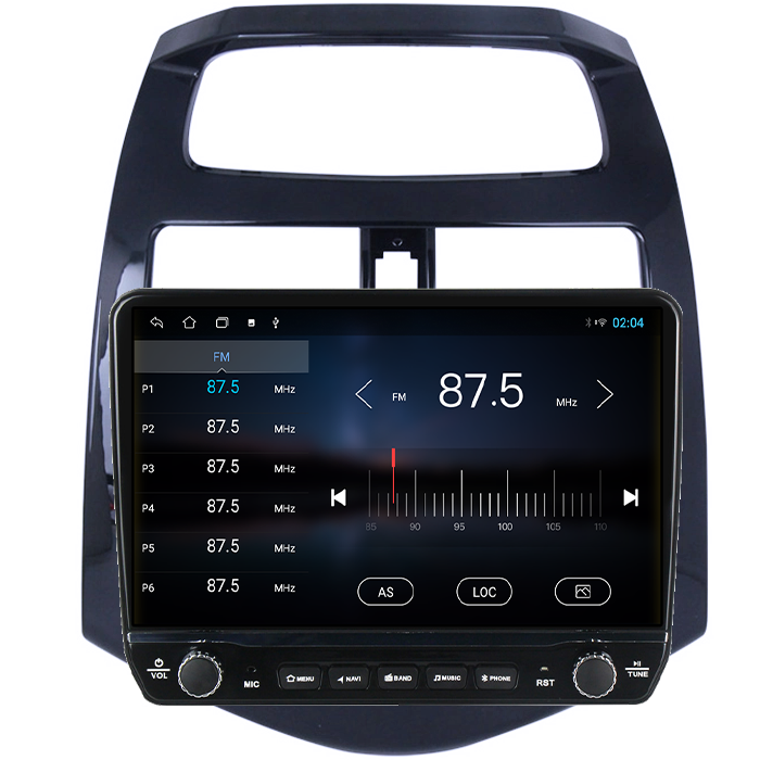 Navigatie dedicata Spark 2010-2014 Tesla cu butoane rotative model 2024, 4GB RAM 64GB ROM, Procesor Quadcore, Android 14, Display QLED 10", DSP, Carplay&Android Auto [5]