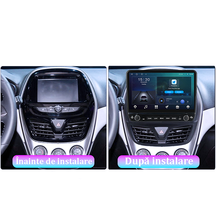 Navigatie dedicata Spark Beat 2015-2018 Tesla cu butoane rotative model 2024, 4GB RAM 64GB ROM, Procesor Quadcore, Android 14, Display QLED 10", DSP, Carplay&Android Auto [8]