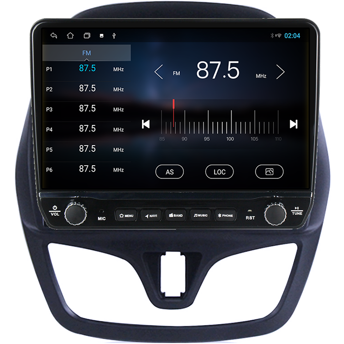 Navigatie dedicata Spark Beat 2015-2018 Tesla cu butoane rotative model 2024, 4GB RAM 64GB ROM, Procesor Quadcore, Android 14, Display QLED 10", DSP, Carplay&Android Auto [3]