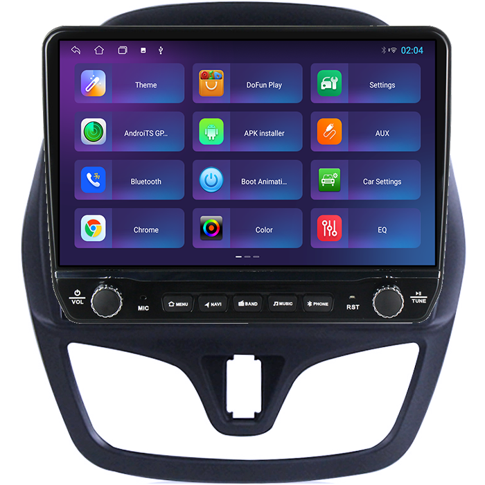 Navigatie dedicata Spark Beat 2015-2018 Tesla cu butoane rotative model 2024, 4GB RAM 64GB ROM, Procesor Quadcore, Android 14, Display QLED 10", DSP, Carplay&Android Auto [4]