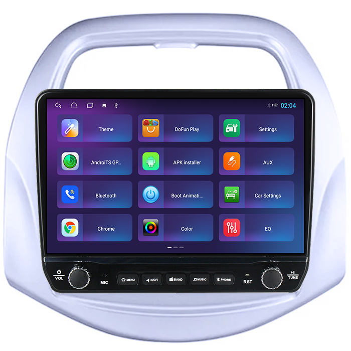 Navigatie dedicata Spark Beat 2018-2020 Tesla cu butoane rotative model 2024, 4GB RAM 64GB ROM, Procesor Quadcore, Android 14, Display QLED 10", DSP, Carplay&Android Auto [5]