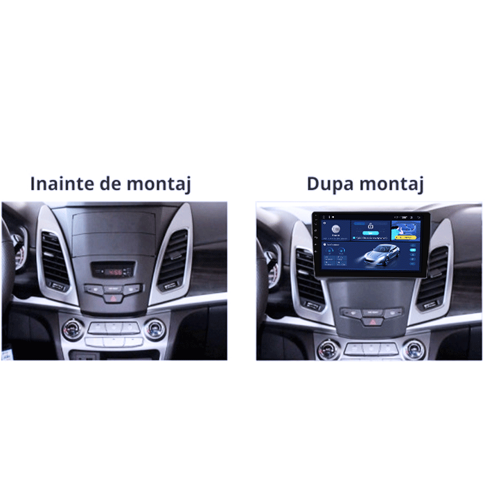 Navigatie dedicata Ssangyong Actyon 2013-2017, 4GB RAM 64GB ROM, Octacore, Android 14, Display QLED 1K 9", Carplay&Android Auto, SIM 4G, Ventilator Activ [5]