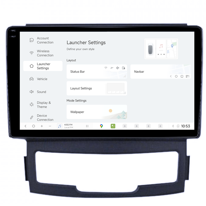 Navigatie dedicata Ssangyong Korando 2010-2013, DUDU3, 4GB RAM 64GB ROM, Octacore, Platforma 8581, Android, Display QLED 9", DSP, Carplay&AndroidAuto [5]