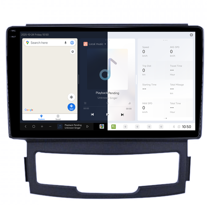 Navigatie dedicata Ssangyong Korando 2010-2013, DUDU3, 4GB RAM 64GB ROM, Octacore, Platforma 8581, Android, Display QLED 9", DSP, Carplay&AndroidAuto [2]