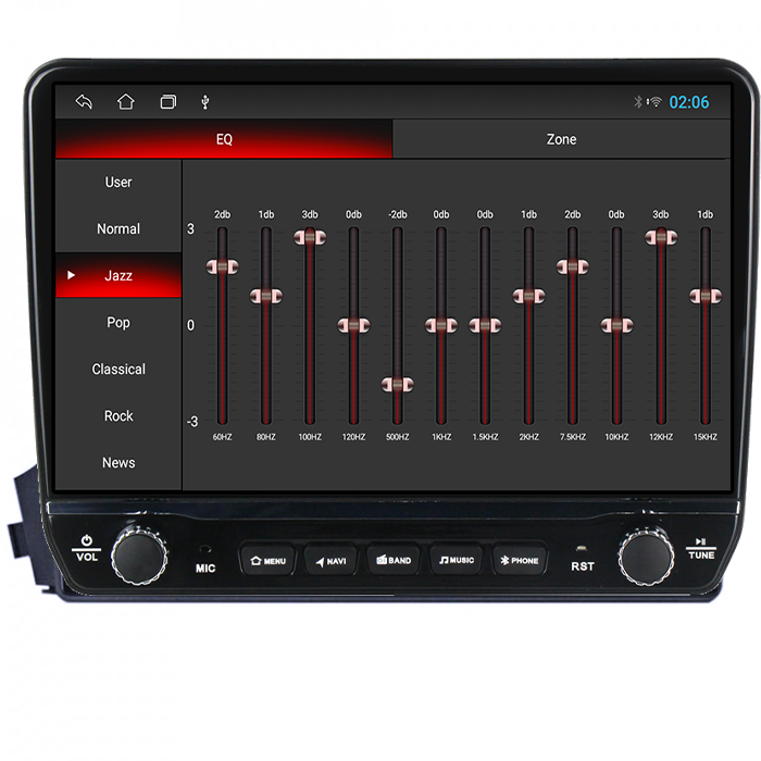 Navigatie dedicata SsangYong Kyron 2005-2011 Tesla cu butoane rotative model 2024, 4GB RAM 64GB ROM, Procesor Quadcore, Android 14, Display QLED 10", DSP, Carplay&Androi [2]