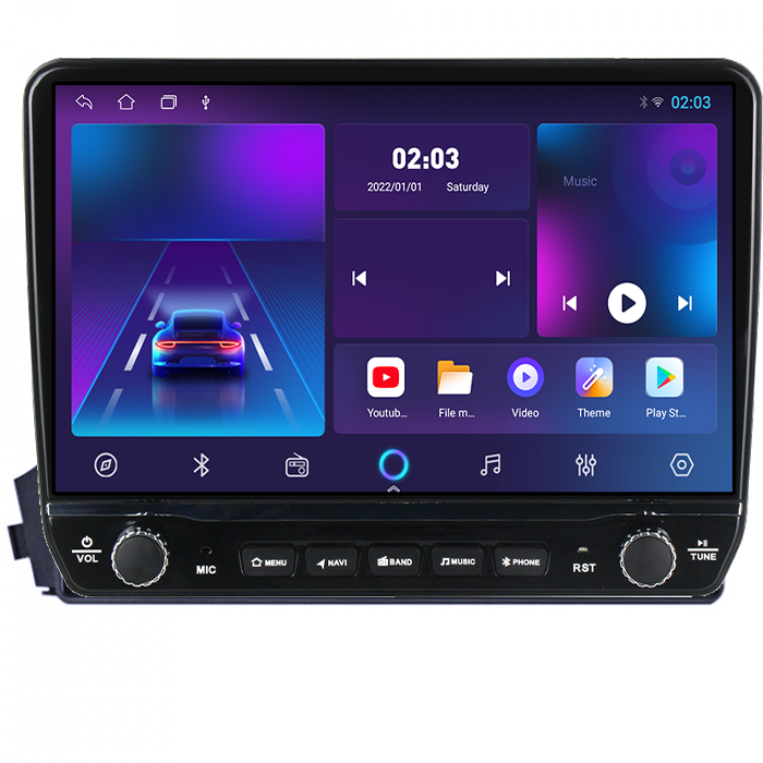 Navigatie dedicata SsangYong Kyron 2005-2011 Tesla cu butoane rotative model 2024, 4GB RAM 64GB ROM, Procesor Quadcore, Android 14, Display QLED 10", DSP, Carplay&Androi [5]
