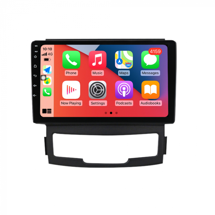 Navigatie dedicata SsangYong Korando 2010-2013, 4 GB RAM 32 ROM, Android 13, Display QLED, 9", DSP, Carplay, Android Auto, Internet, Youtube , Waze , WI-FI , USB , Bluetooth [3]