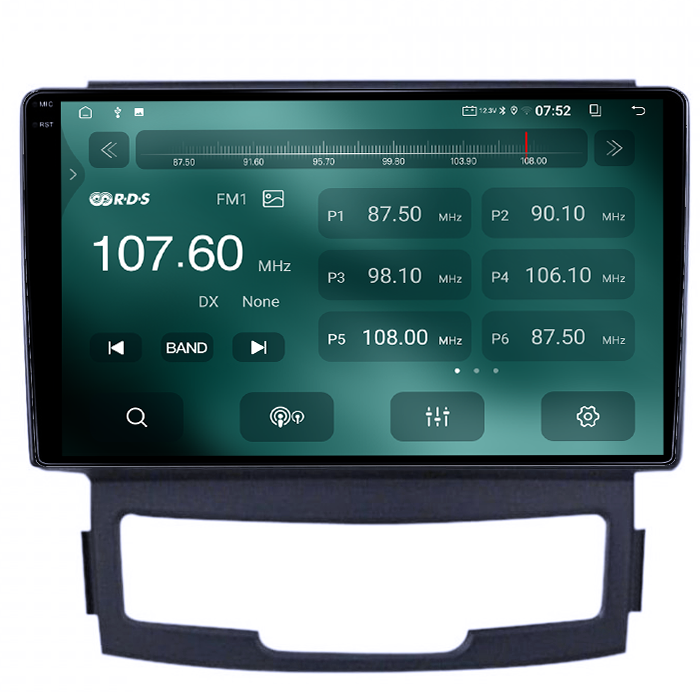 Navigatie dedicata Ssangyong Korando 2010-2013, 4GB RAM 64GB ROM, Quad Core, Display 9" QLED 1K, Carplay, Android 14, Bluetooth, Magazin Play, Suport Camere AHD [5]