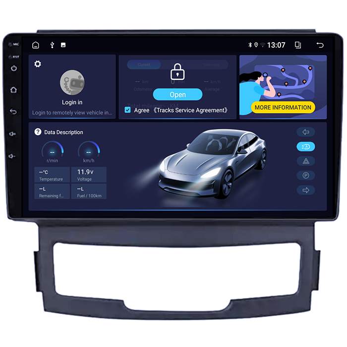 Navigatie dedicata Ssangyong Korando 2010-2013, 8GB RAM 128GB ROM, Octacore, Platforma TS18, Android 13, Display QLED 9”, Suporta camera 360º, DSP, Carplay&Android Auto, SIM 4G, Ventilator Activ [4]