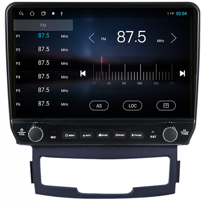 Navigatie dedicata SsangYong Korando 2010-2013 Tesla cu butoane rotative model 2024, 4GB RAM 64GB ROM, Procesor Quadcore, Android 14, Display QLED 10", DSP, Carplay&Android Auto [3]