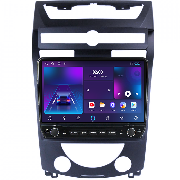 Navigatie dedicata SsangYong Rexton 2006-2012 Tesla cu butoane rotative model 2024, 4GB RAM 64GB ROM, Procesor Quadcore, Android 14, Display QLED 10", DSP, Carplay&Android Auto [5]