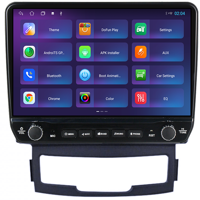 Navigatie dedicata SsangYong Korando 2010-2013 Tesla cu butoane rotative model 2024, 4GB RAM 64GB ROM, Procesor Quadcore, Android 14, Display QLED 10", DSP, Carplay&Android Auto [4]