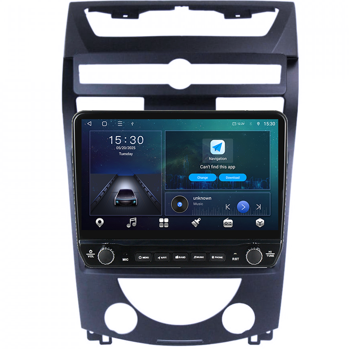 Navigatie dedicata SsangYong Rexton 2006-2012 Tesla cu butoane rotative model 2024, 4GB RAM 64GB ROM, Procesor Quadcore, Android 14, Display QLED 10", DSP, Carplay&Android Auto [6]