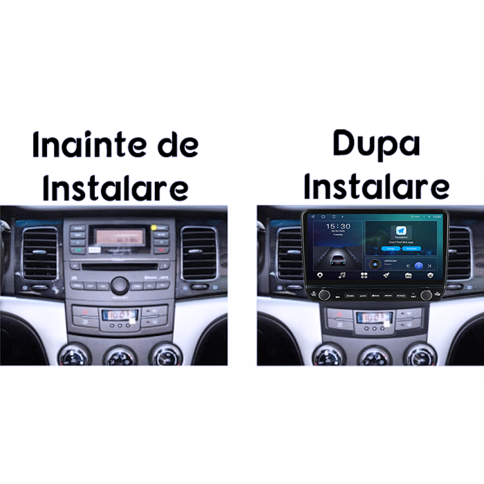 Navigatie dedicata SsangYong Korando 2010-2013 Tesla cu butoane rotative model 2024, 4GB RAM 64GB ROM, Procesor Quadcore, Android 14, Display QLED 10", DSP, Carplay&Android Auto [7]