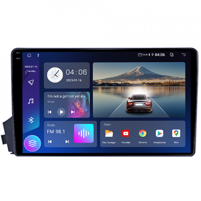 Navigatie dedicata Ssangyong Kyron 2005-2011, 4GB RAM 64GB ROM, Quad Core, Display 9" QLED 1K, Carplay, Android 14, Bluetooth, Magazin Play, Suport Camere AHD [4]