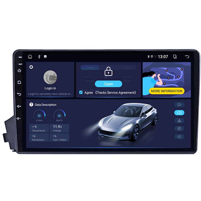 Navigatie dedicata Ssangyong Kyron 2005-2011, 8GB RAM 128GB ROM, Octacore, Platforma TS18, Android 13, Display QLED 9”, Suporta camera 360º, DSP, Carplay&Android Auto, SIM 4G, Ventilator Activ [4]