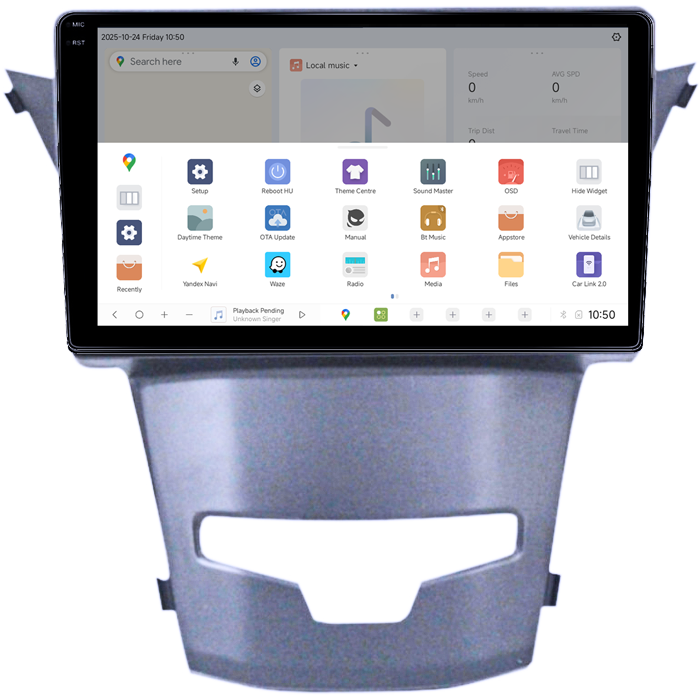 Navigatie dedicata Ssangyong Actyon 2013-2017, DUDU3, 4GB RAM 64GB ROM, Octacore, Platforma 8581, Android, Display QLED 9", DSP, Carplay&AndroidAuto [3]