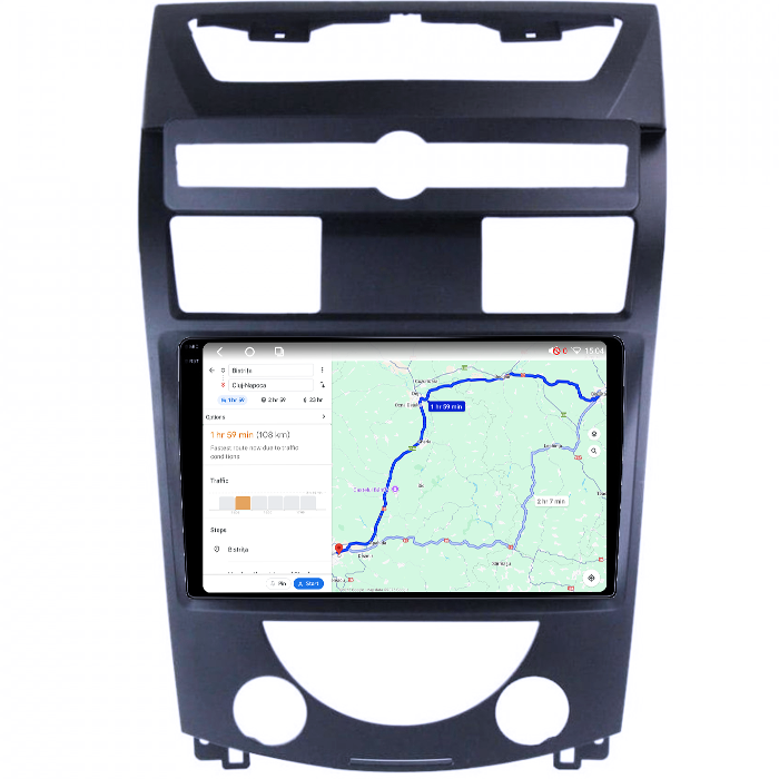 Navigatie dedicata SsangYong Rexton 2006-2012, 4GB RAM 64GB ROM, Octacore, Android 14, Display QLED 1K 10", Carplay&Android Auto, SIM 4G, Ventilator Activ [4]