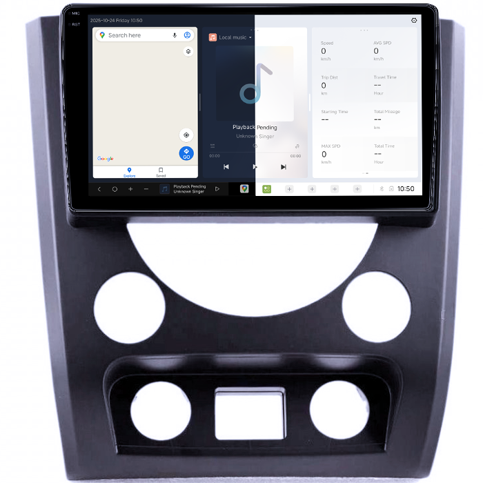 Navigatie dedicata Ssangyong Rexton W 2014-2016, DUDU3, 4GB RAM 64GB ROM, Octacore, Platforma 8581, Android, Display QLED 9", DSP, Carplay&AndroidAuto [2]