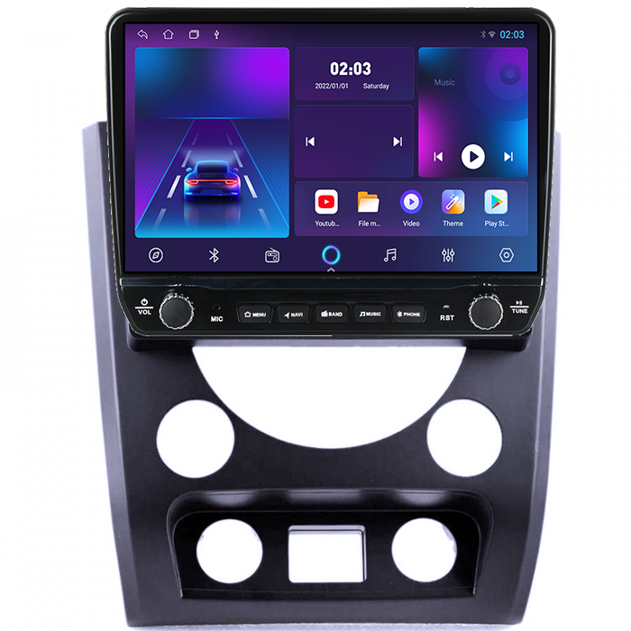 Navigatie dedicata SsangYong Rexton W 2014-2016 Tesla cu butoane rotative model 2024, 4GB RAM 64GB ROM, Procesor Quadcore, Android 14, Display QLED 10", DSP, Carplay&Android Auto [5]