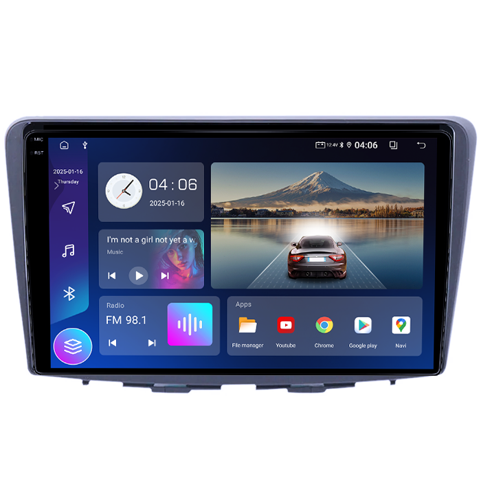 Navigatie dedicata Suzuki Baleno 2016-2018, 4GB RAM 32GB ROM, Octacore, Android 14, Display QLED  10", DSP, Carplay&Android Auto, SIM 4G, Bluetooth, Ventilator Activ [2]