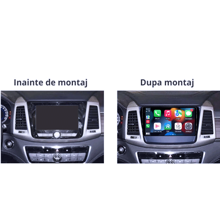 Navigatie dedicata SsangYong Rexton 2019, 4GB RAM 64GB ROM, Procesor Qualcomm Octacore, Android 14, Rezolutie 2K, Display QLED 9", DSP, Carplay&Android Auto, SIM 4G [6]