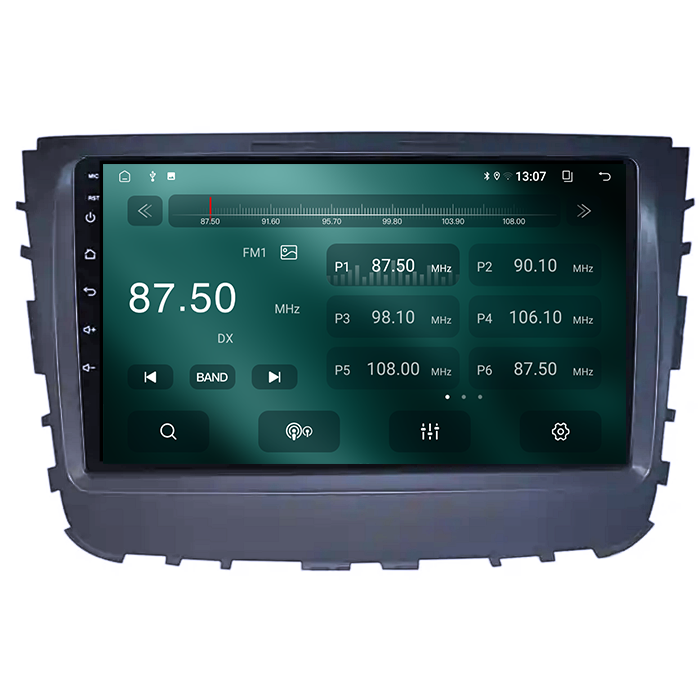 Navigatie dedicata SsangYong Rexton 2019, 8GB RAM 128GB ROM, Octacore, Platforma TS18, Android 13, Display QLED 9”, Suporta camera 360º, DSP, Carplay&Android Auto, SIM 4G, Ventilator Activ [2]