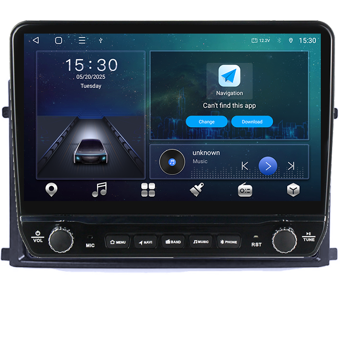 Navigatie dedicata SsangYong Rexton 2020+ & XLV 2015+ Tesla cu butoane rotative model 2024, 4GB RAM 64GB ROM, Procesor Quadcore, Android 14, Display QLED 10", DSP, Carplay&Android Auto [6]