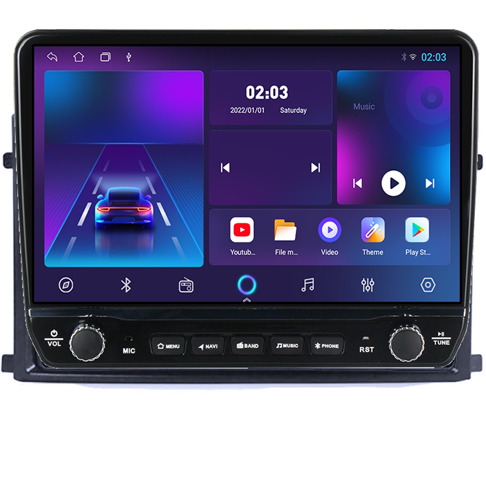 Navigatie dedicata SsangYong Rexton 2020+ & XLV 2015+ Tesla cu butoane rotative model 2024, 4GB RAM 64GB ROM, Procesor Quadcore, Android 14, Display QLED 10", DSP, Carplay&Android Auto [5]