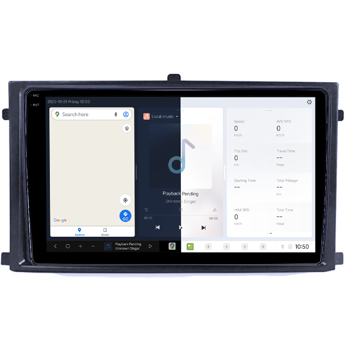 Navigatie dedicata Ssangyong Rexton 2020+&XLV 2015+, DUDU3, 4GB RAM 64GB ROM, Octacore, Platforma 8581, Android, Display QLED 9", DSP, Carplay&AndroidAuto [2]