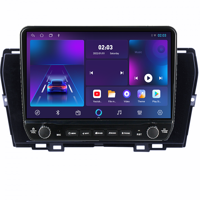 Navigatie dedicata SsangYong Tivoli 2019-2021 Tesla cu butoane rotative model 2024, 4GB RAM 64GB ROM, Procesor Quadcore, Android 14, Display QLED 10", DSP, Carplay&Android Auto [5]