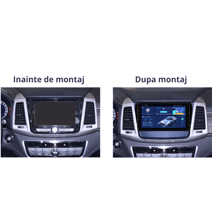 Navigatie dedicata SsangYong Rexton 2019, 4GB RAM 64GB ROM, Octacore, Android 14, Display QLED 10", DSP, Carplay&Android Auto, SIM 4G, Ventilator Activ [5]