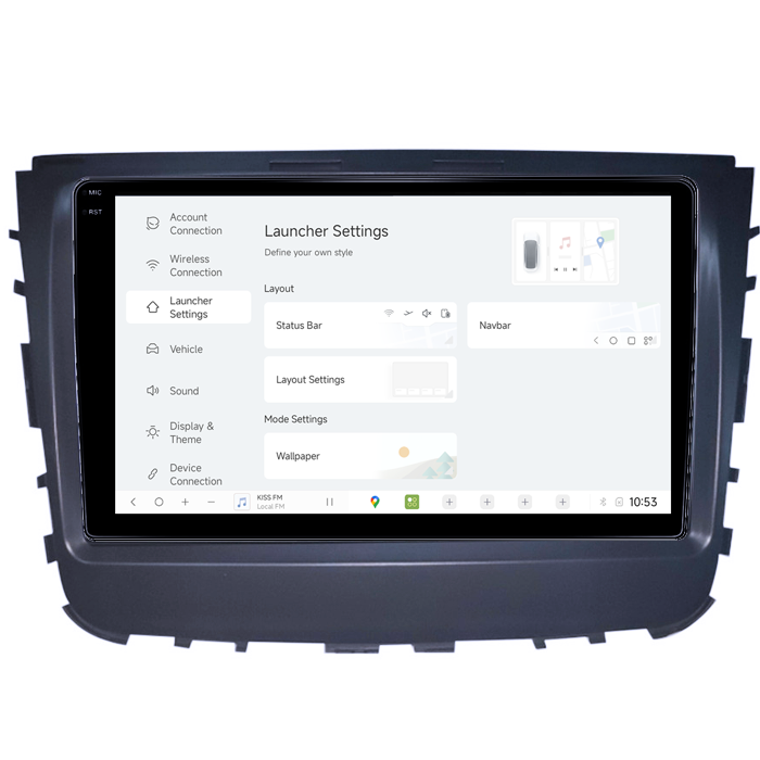 Navigatie dedicata Ssangyong Rexton 2019, DUDU3, 4GB RAM 64GB ROM, Octacore, Platforma 8581, Android, Display QLED 9", DSP, Carplay&AndroidAuto [5]