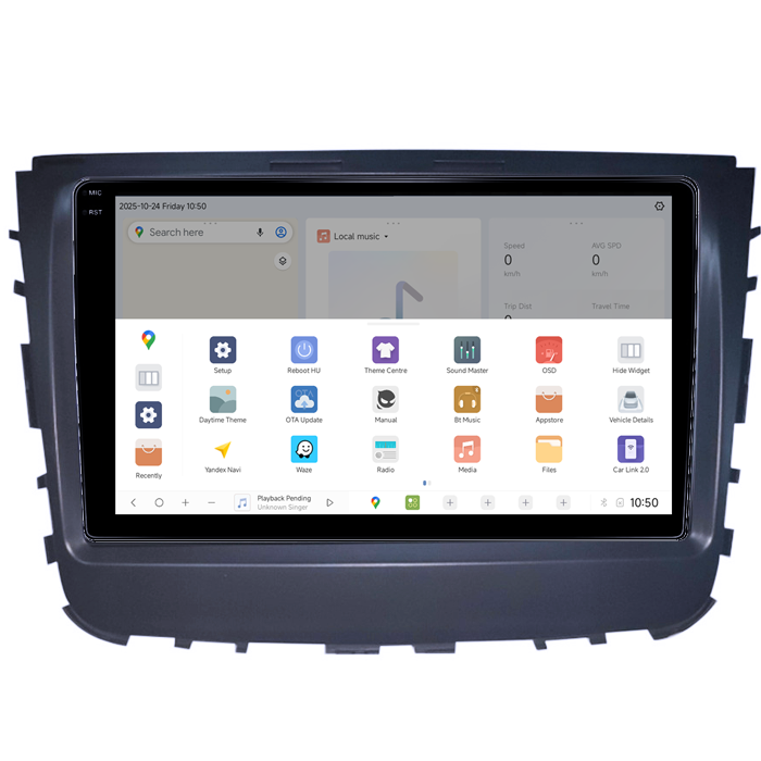 Navigatie dedicata Ssangyong Rexton 2019, DUDU3, 4GB RAM 64GB ROM, Octacore, Platforma 8581, Android, Display QLED 9", DSP, Carplay&AndroidAuto [3]