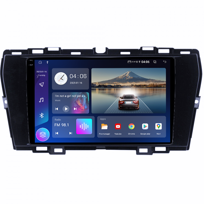 Navigatie dedicata SsangYong Tivoli 2019-2021, 4GB RAM 64GB ROM, Quad Core, Display 9" QLED 1K, Carplay, Android 14, Bluetooth, Magazin Play, Suport Camere AHD [2]