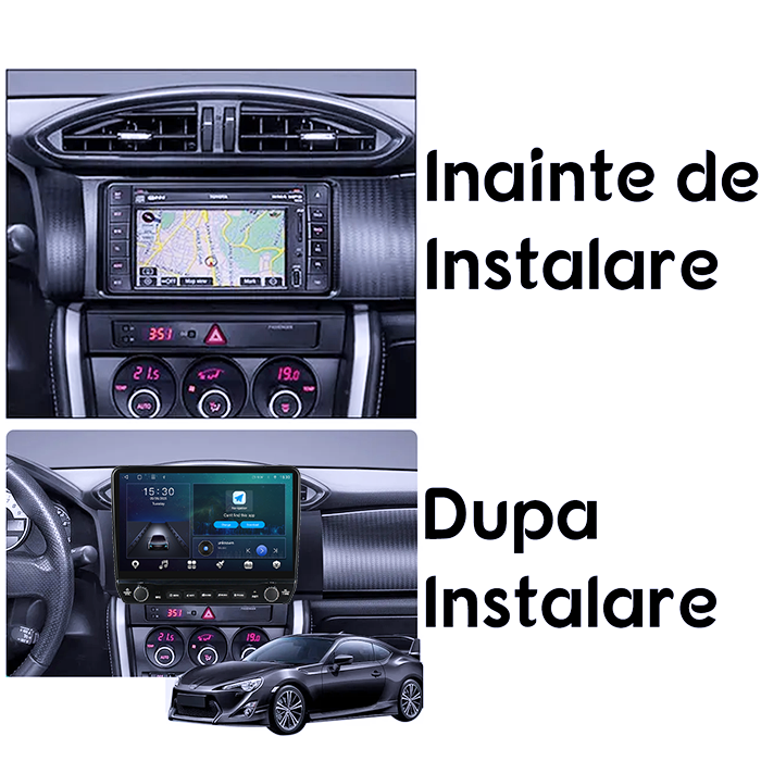 Navigatie dedicata Subaru BRZ 2012-2016 Tesla cu butoane rotative model 2024, 4GB RAM 64GB ROM, Procesor Quadcore, Android 14, Display QLED 10", DSP, Carplay&Android Auto [7]