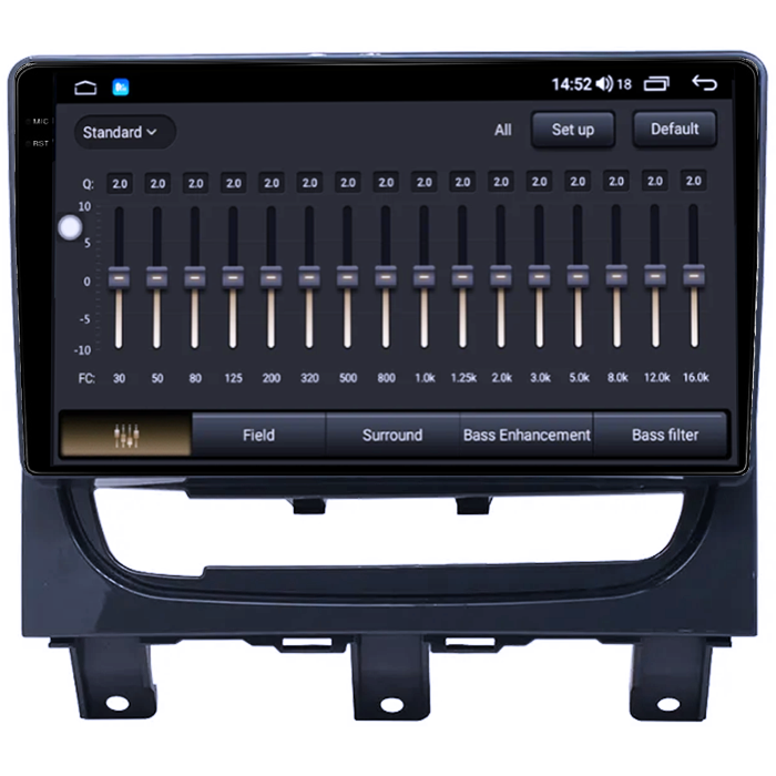 Navigatie dedicata Strada 2012-2015, 8GB RAM 128GB ROM, Octacore, Platforma TS18, Android 14, Display QLED 9", Suporta camera 360", DSP, Carplay&Android [3]