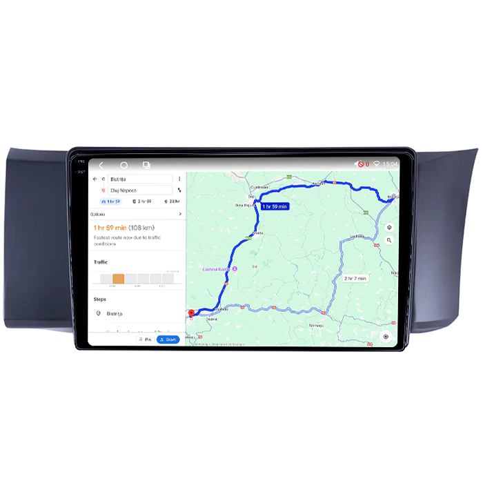 Navigatie dedicata Subaru BRZ 2012-2016, 4GB RAM 64GB ROM, Octacore, Android 14, Display QLED 1K 9", Carplay&Android Auto, SIM 4G, Ventilator Activ [2]