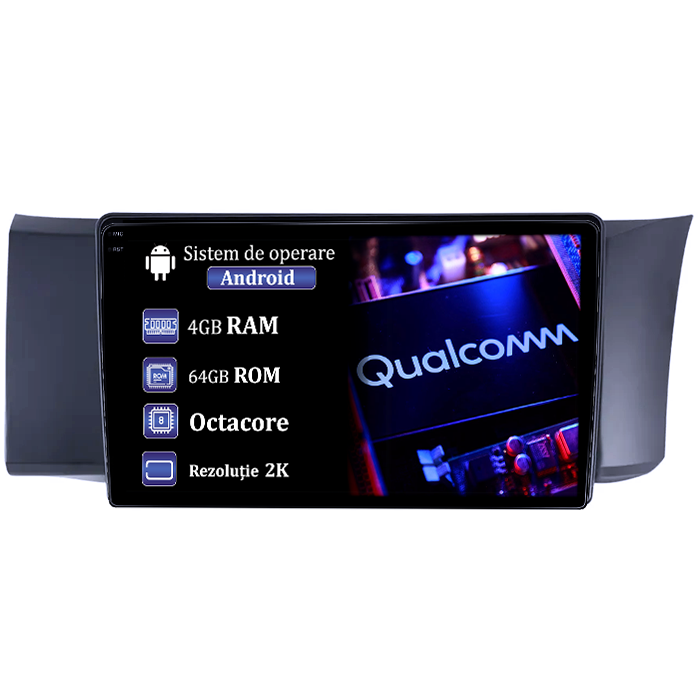 Navigatie dedicata Subaru BRZ 2012-2016, 4GB RAM 64GB ROM, Procesor Qualcomm Octacore, Android 14, Rezolutie 2K, Display QLED 9", DSP, Carplay&Android Auto, SIM 4G [1]