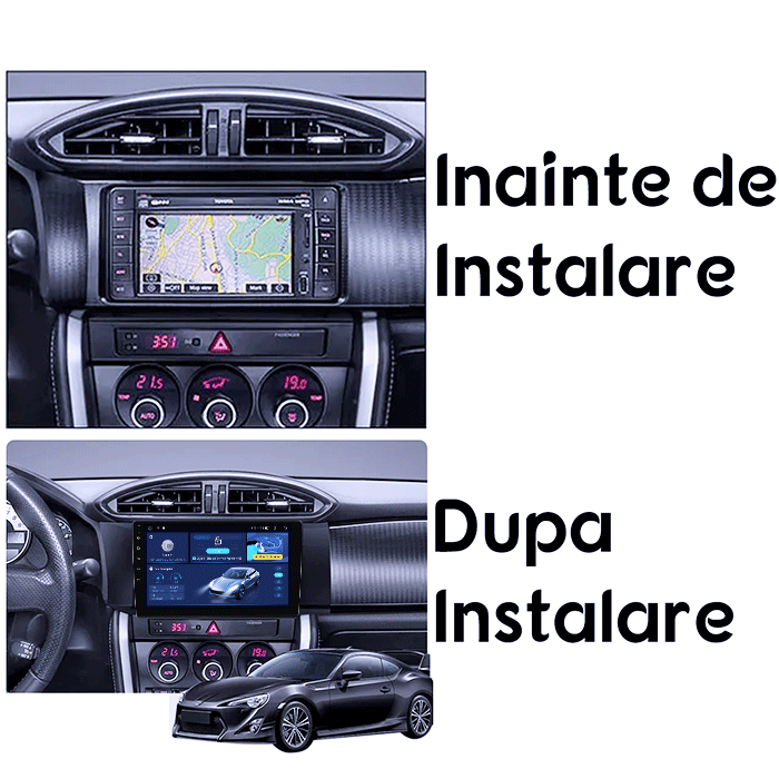 Navigatie dedicata Subaru BRZ 2012-2016,4GB RAM 32GB ROM, Octacore, Android 14, Display QLED 9", DSP, Carplay&Android Auto, SIM 4G, Bluetooth, Ventilator Activ [3]