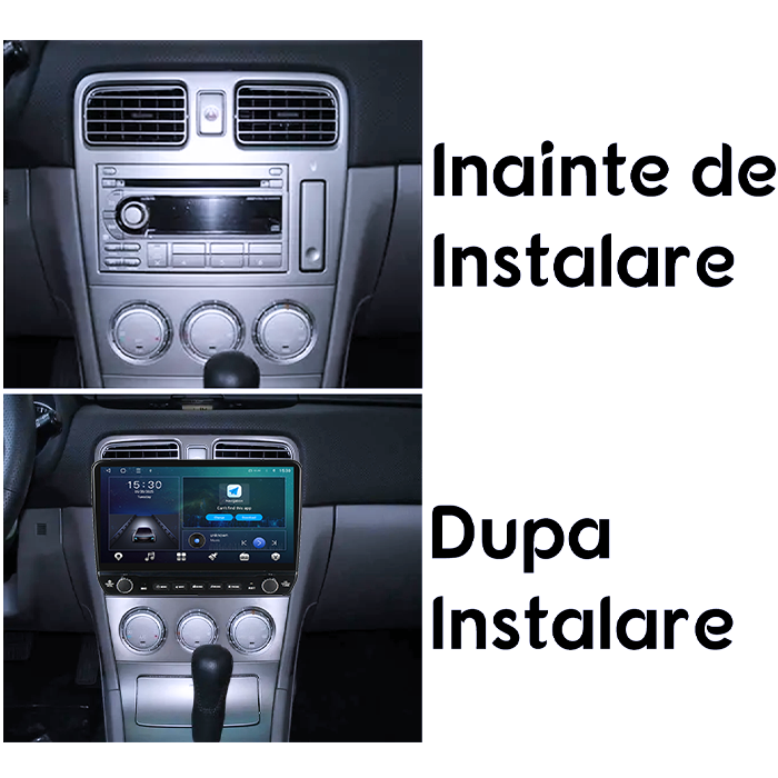 Navigatie dedicata Subaru Forester 2004-2008 Tesla cu butoane rotative model 2024, 4GB RAM 64GB ROM, Procesor Quadcore, Android 14, Display QLED 10", DSP, Carplay&Android Auto [7]