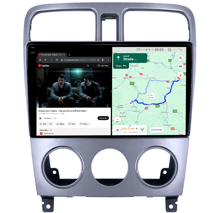 Navigatie dedicata Subaru Forester 2004-2008, 4GB RAM 64GB ROM, Quad Core, Display 9" QLED 1K, Carplay, Android 14, Bluetooth, Magazin Play, Suport Camere AHD [2]