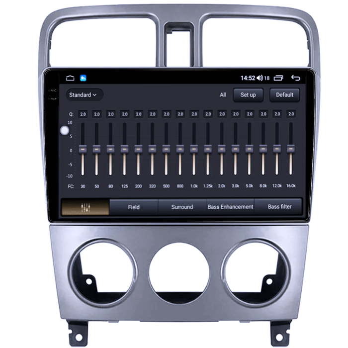 Navigatie dedicata Subaru Forester 2004-2008, 8GB RAM 128GB ROM, Octacore, Platforma TS18, Android 14, Display QLED 9", Suporta camera 360", DSP, Carplay&Android Auto, SIM 4G, Ventilator Activ [9]